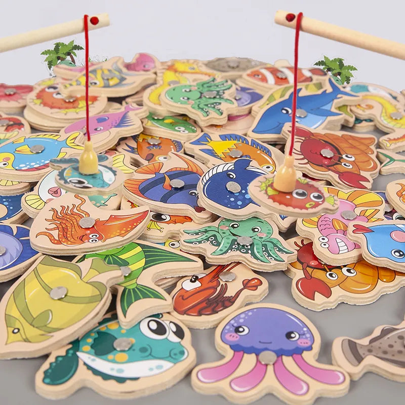 Montessori Wooden Fishing