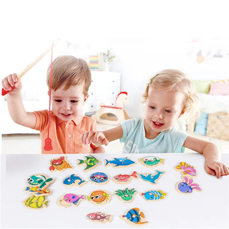 Montessori Wooden Fishing