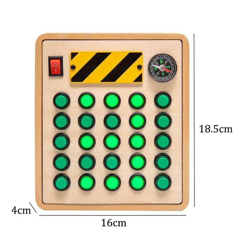 Montessori Wooden Switch Board – Little Mark